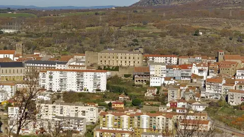 Vista parcial del Casco Histórico de Béjar