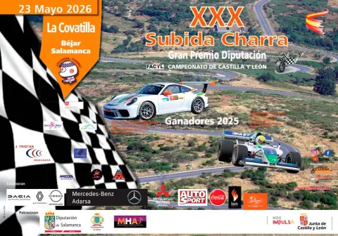 Cartel oficial de la XXX Subida Charra Sierra de Béjar-La Covatilla 2026 en Salamanca