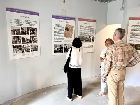 Vista general de la exposición El hilo de la memoria en el Museo de la Industria Textil de Béjar