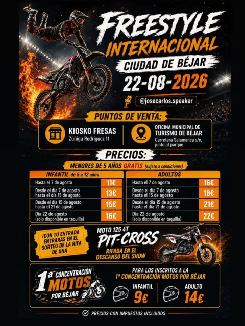 Cartel Freestyle Internacional de Béjar 2026