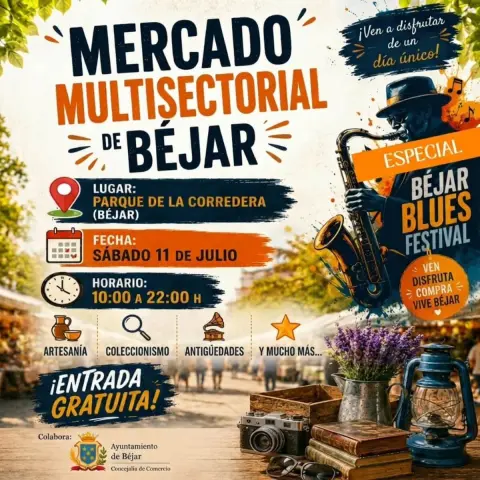 Cartel Mercado Multisectorial Béjar, 11 de junio de 2026