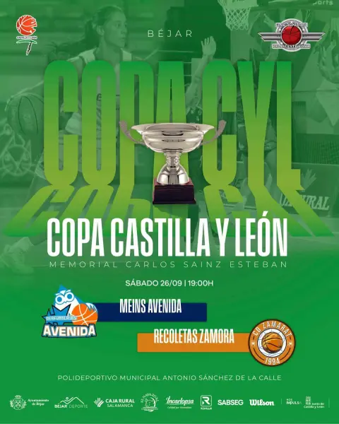 Cartel Final Copa de CyL de Baloncesto Femenino 2026
