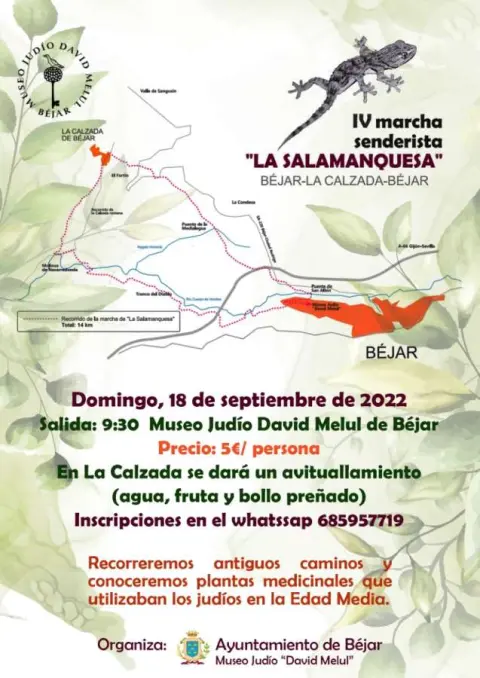 Cartel marcha senderista La Salamanquesa