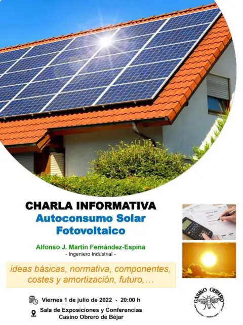 Charla Autoconsumo Solar Fotovoltaico en Béjar
