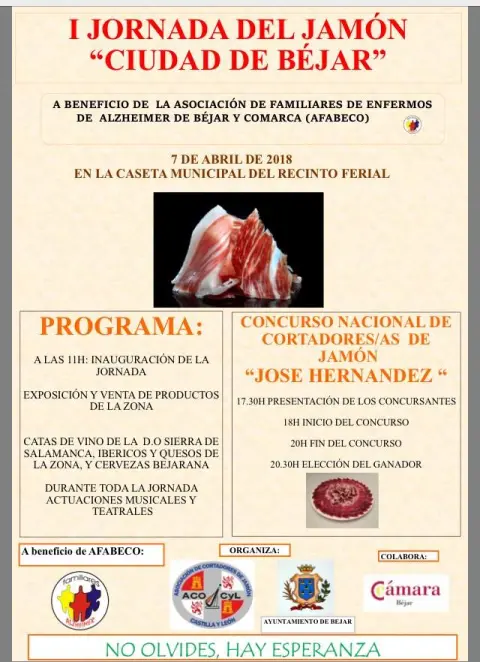 Cartel anunciador de la actividad