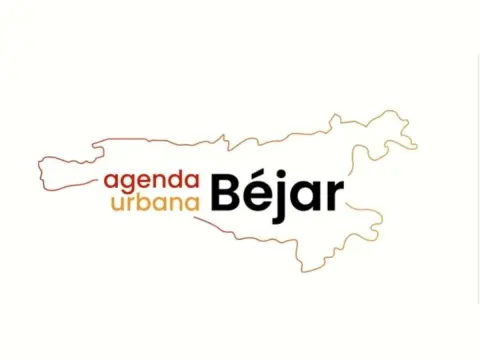 Grafico con el mapa de Béjar icono del espacio Agenda Urbana 