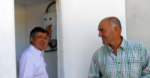 Alejo Riñones y Alejandro Romero.