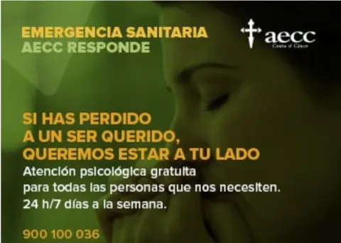 Cartel anunciador de la AECC