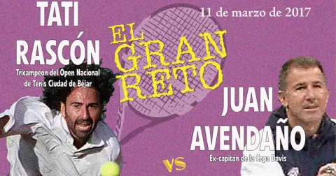 Se acerca el día del reto de tenis con Avendaño y Tati