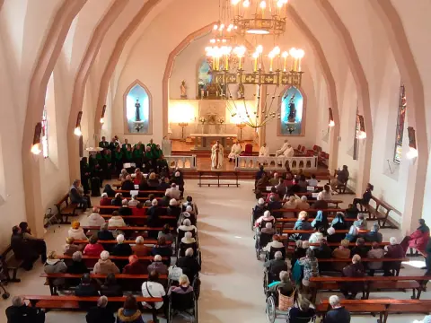 Acto inaugural de la capilla María Auxiliadora, Béjar