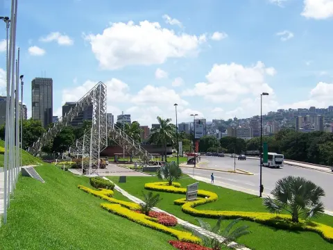 Vista parcial de Caracas