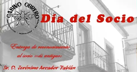 Todo preparado en el Casino Obrero de Béjar para la celebración del Día del Socio