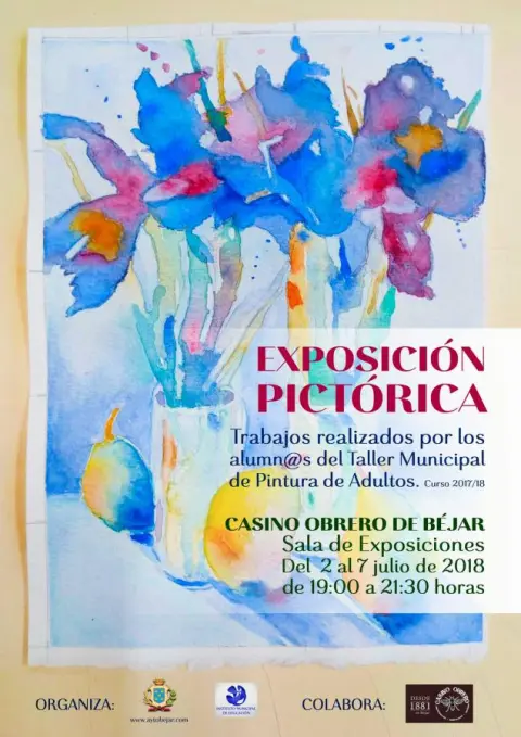 Cartel de la exposición pictórica