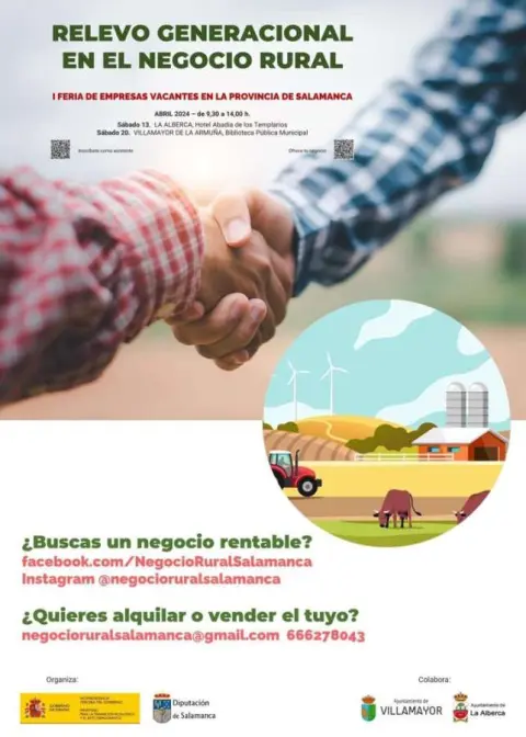 Cartel Feria Relevo Generacional en La Alberca