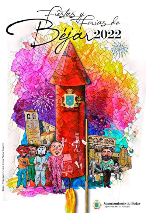 Cartel Fiestas y Ferias de Béjar 2022