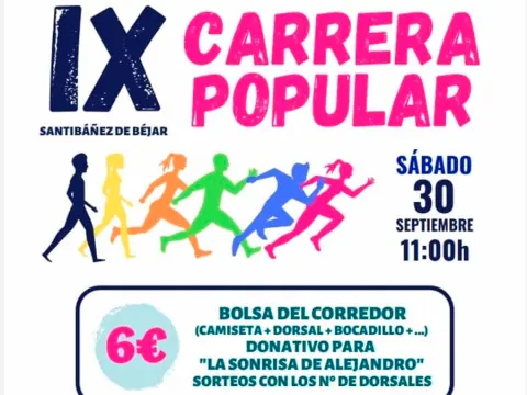 Cartel de la prueba