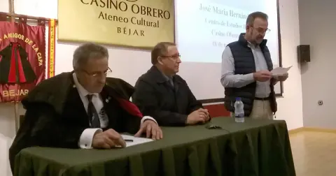 Conferencia sobre Nicomedes Martín Mateos en el Casino Obrero