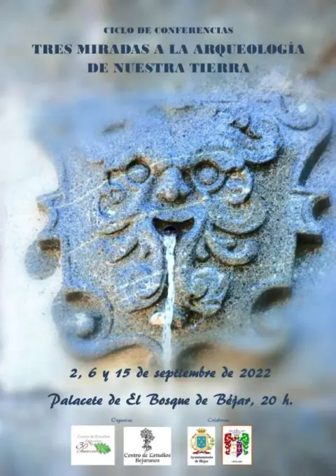 Cartel conferencias arqueología en Béjar