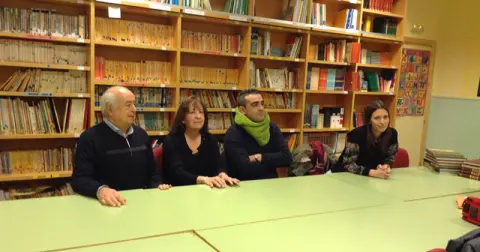 El CEIP LA Antigua entrega  los alimentos de la I Carrera solidaria