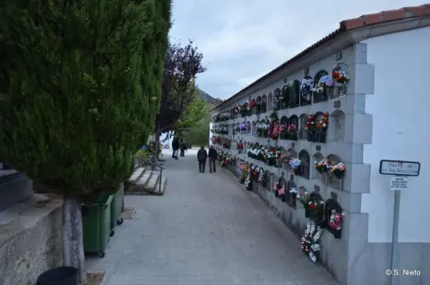 Zona de nichos del cementerio San Miguel de Béjar