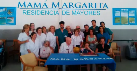 Carmen Serrada Jiménez, una centenaria en  Mamá Margarita