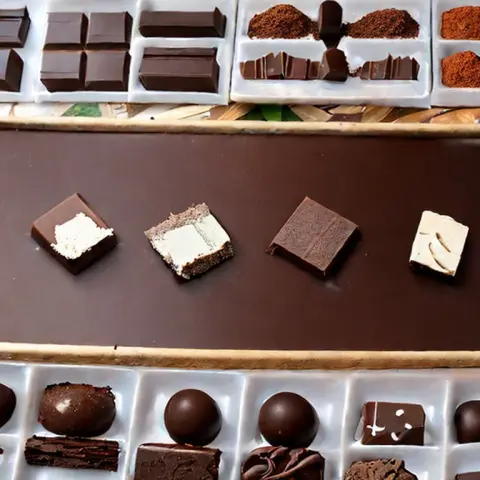 Imagen genérica con piezas de chocolate 