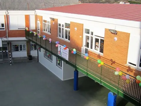 Patio del colegio María Auxiliadora, Salesianas de Béjar