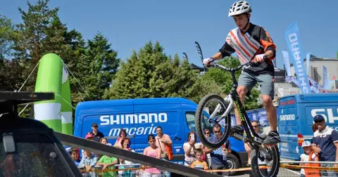 Dani Heras en el Campeonato de España de Trial 2015 celebrado en Torredembarra (Tarragona),