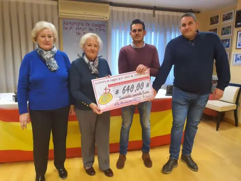 Entrega de la recauda ción a la AECC