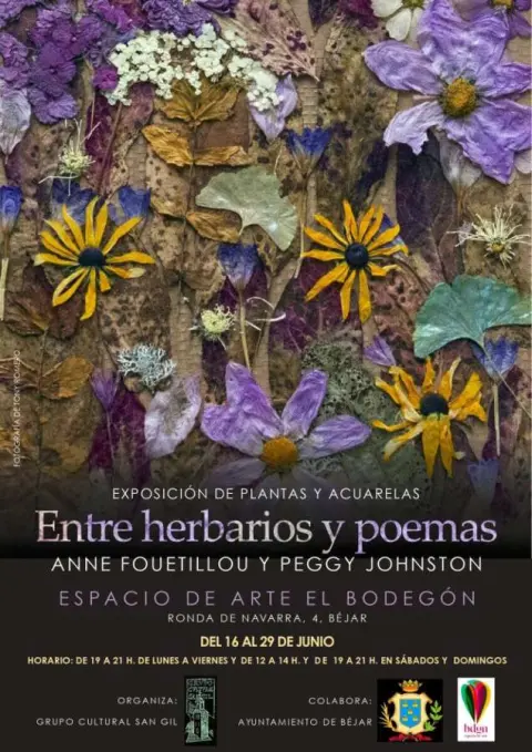 Exposición de acuarelas y plantas en El Bodegón de Béjar