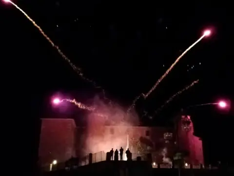 Fuegos artificiales en Béjar