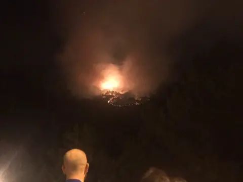 Imágenes del incendio. Rubén Matas Sánchez