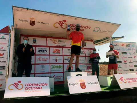 Iván Izquierdo, campeón de la Copa de España de Trial 2020 en categoría Máster 40