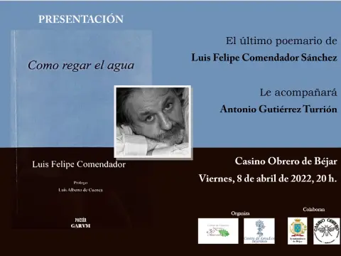 Como regar el agua, Luis Felipe Comendador