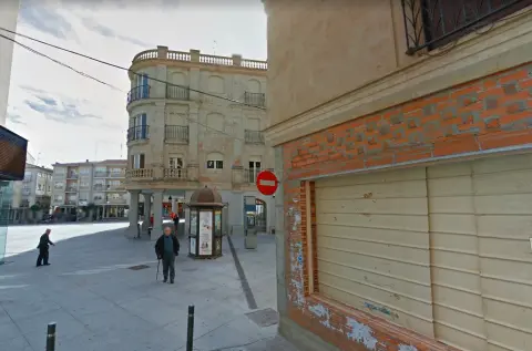 Quiosco de la ONCE en la Plaza Mayor de Guijuelo