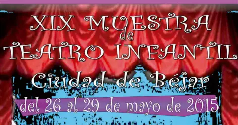 Cultura presenta la XIX Muestra de Teatro Infantil "Ciudad de Béjar"