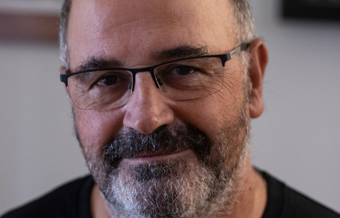 Primer plano de Tomás García Merino