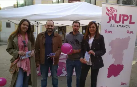 Miembros de UPL durante la pasada campaña electoral