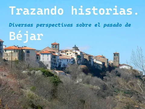 Cartel con vista parcial de Béjar