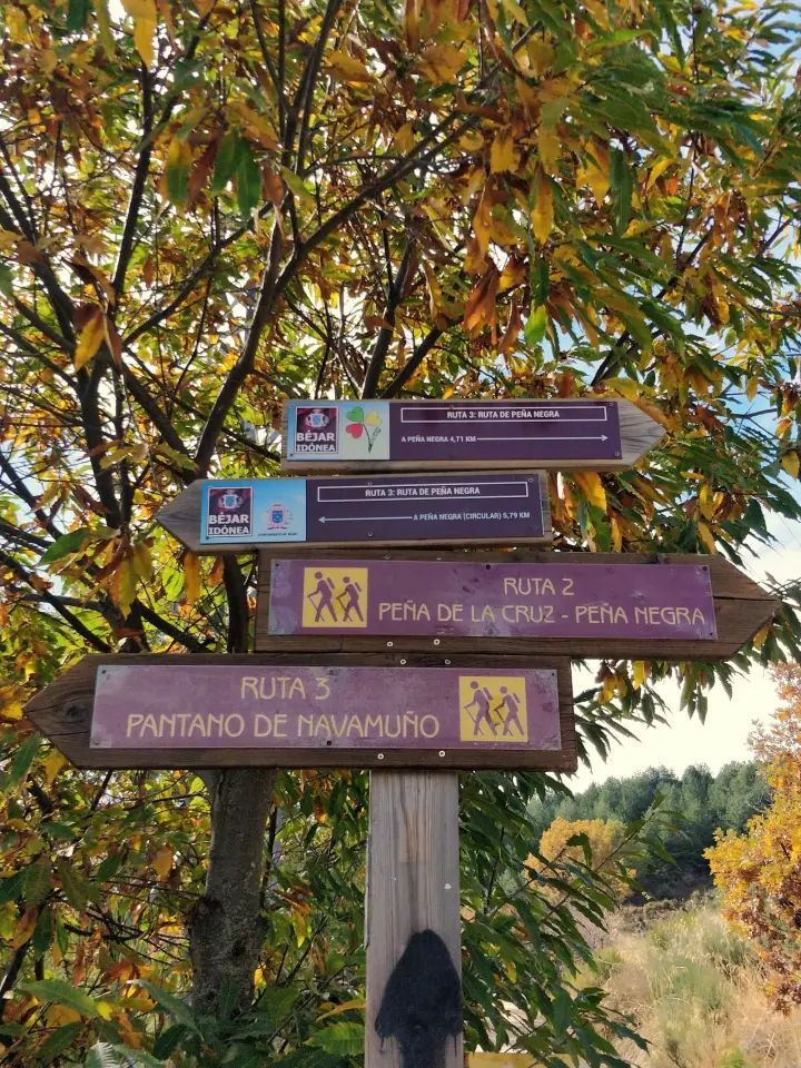 Indicadores de la Ruta de la Peña de la Cruz